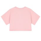 Girls Pink Teddy Bear Logo T-Shirt, 2, hi-res