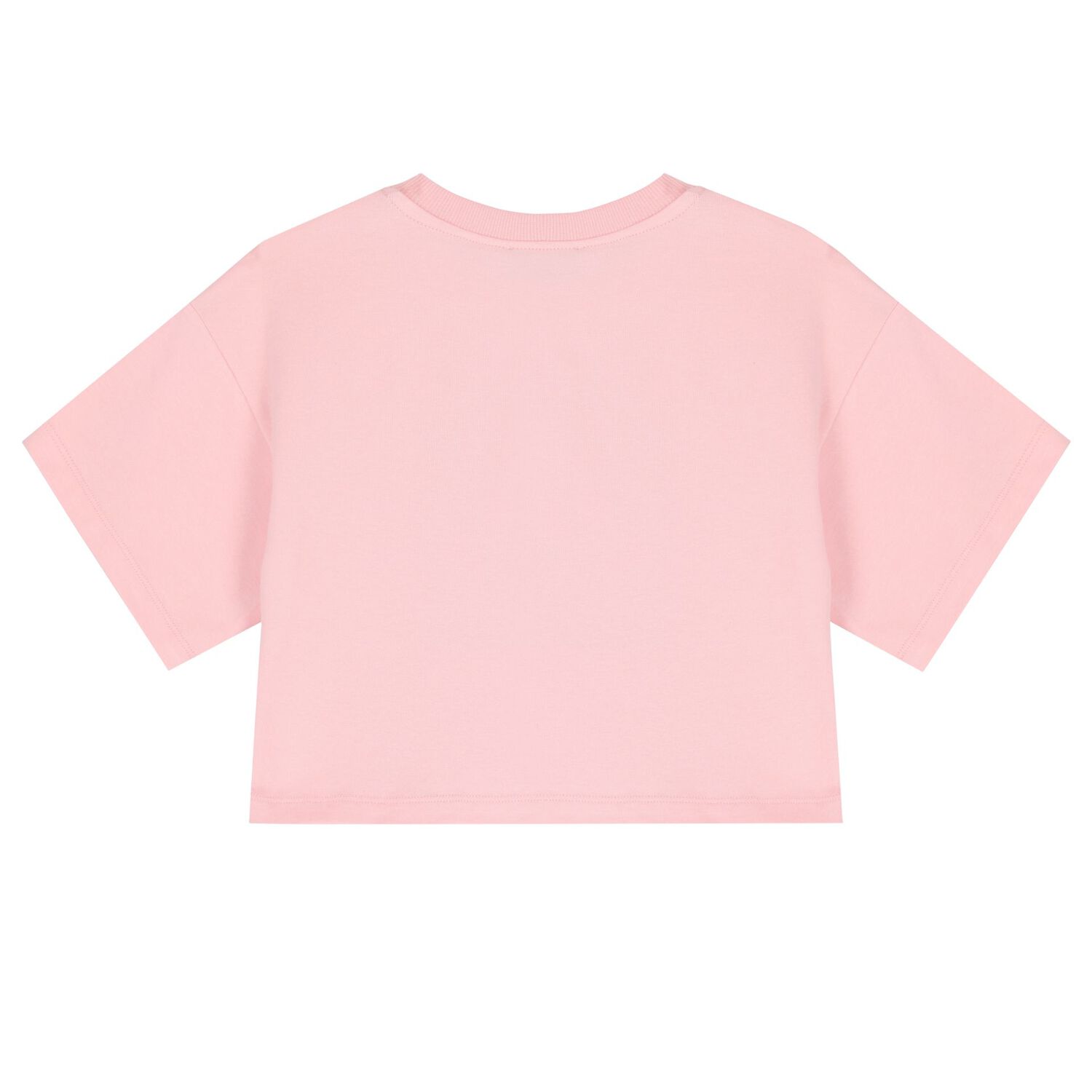 Girls Pink Teddy Bear Logo T-Shirt, 2, hi-res