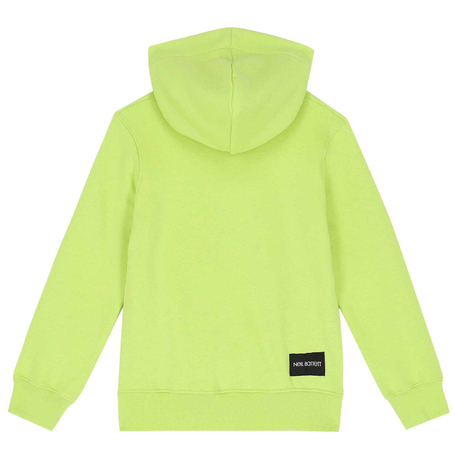 Boys Green Thunderbolt Hooded Top, 1, hi-res