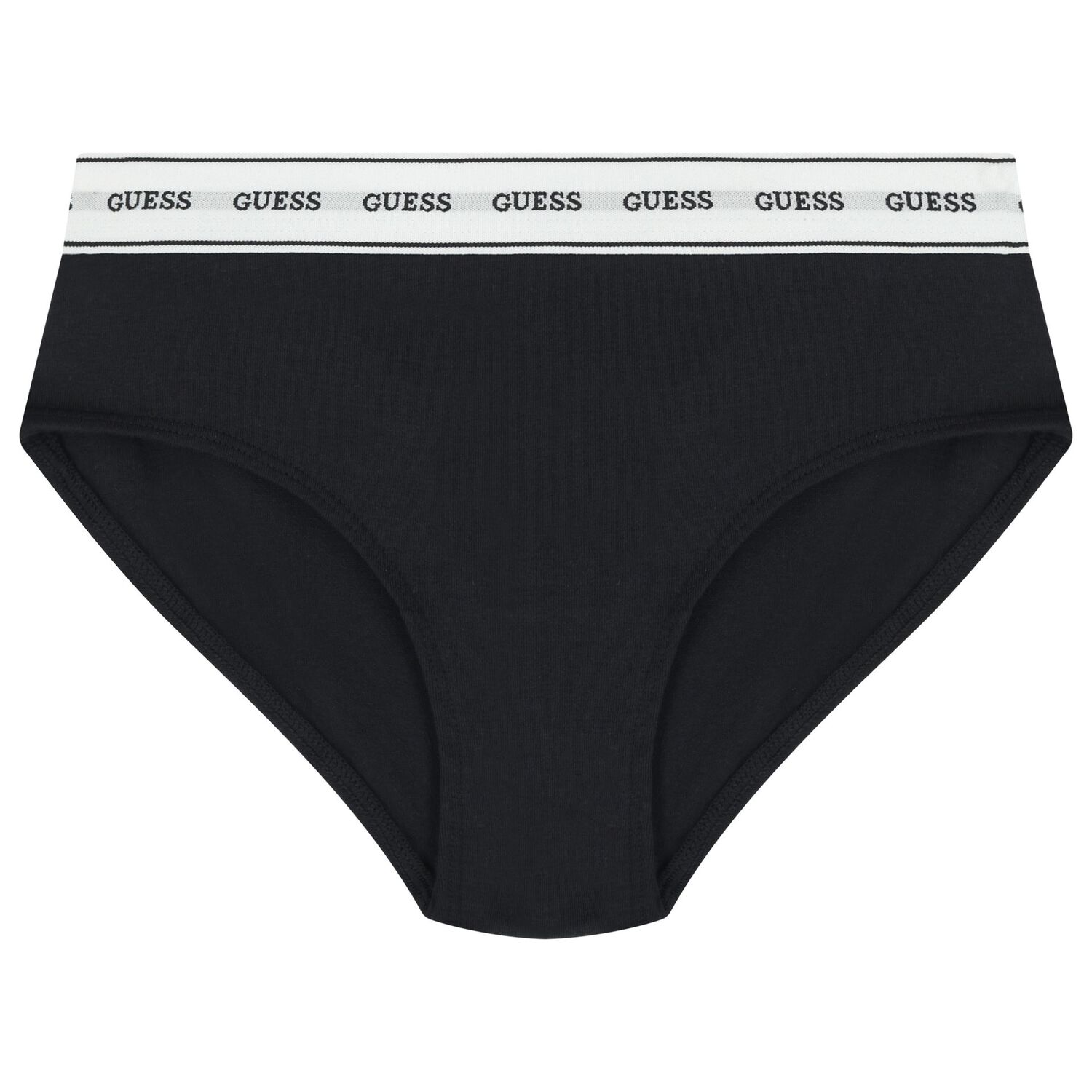 بيكيني أسود بشعار للبنات, 2, hi-res