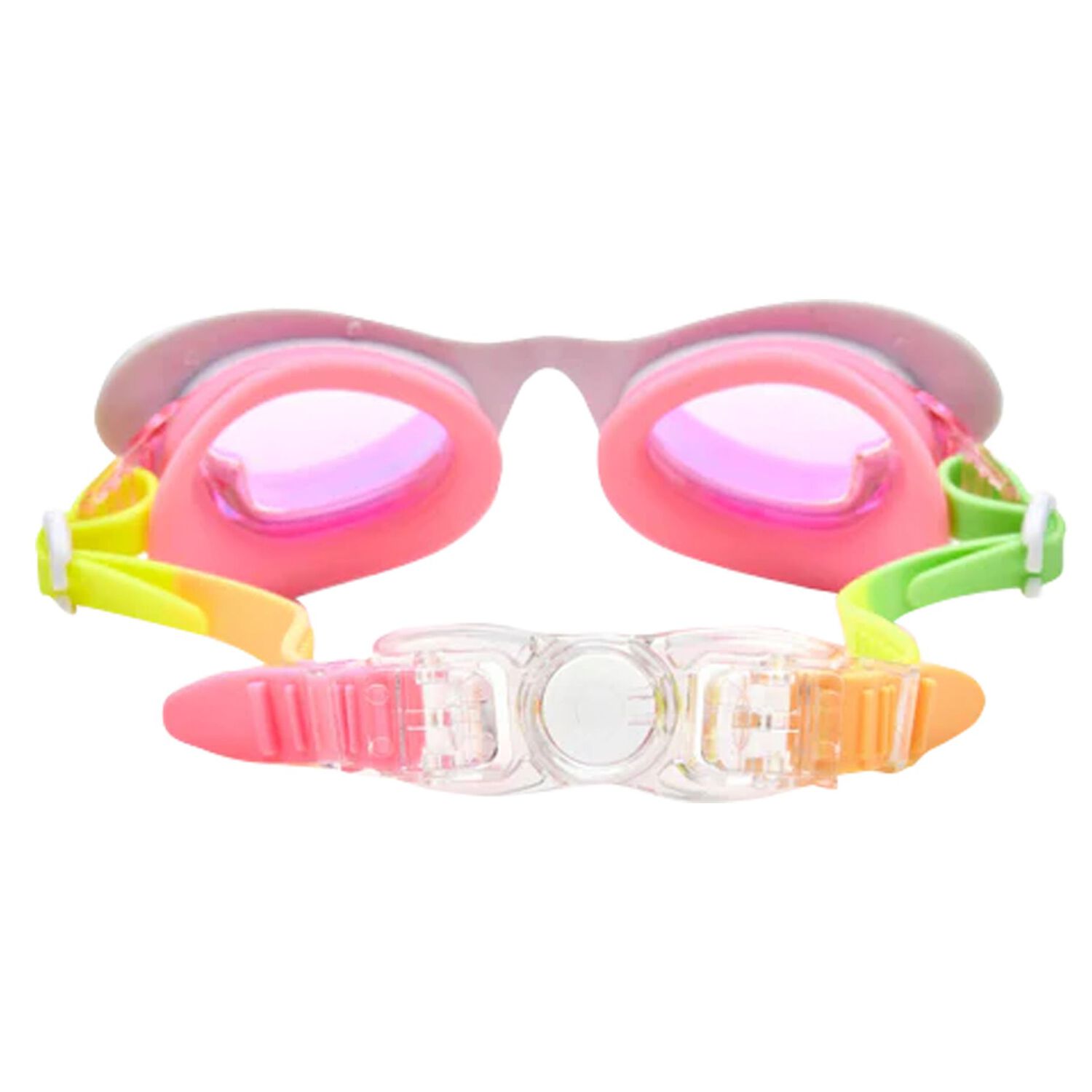 Girls Multi-Coloured Butterfly Swimming Goggles, 2, hi-res image number null