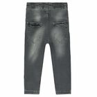 Younger Boys Black Logo Jeans, 1, hi-res
