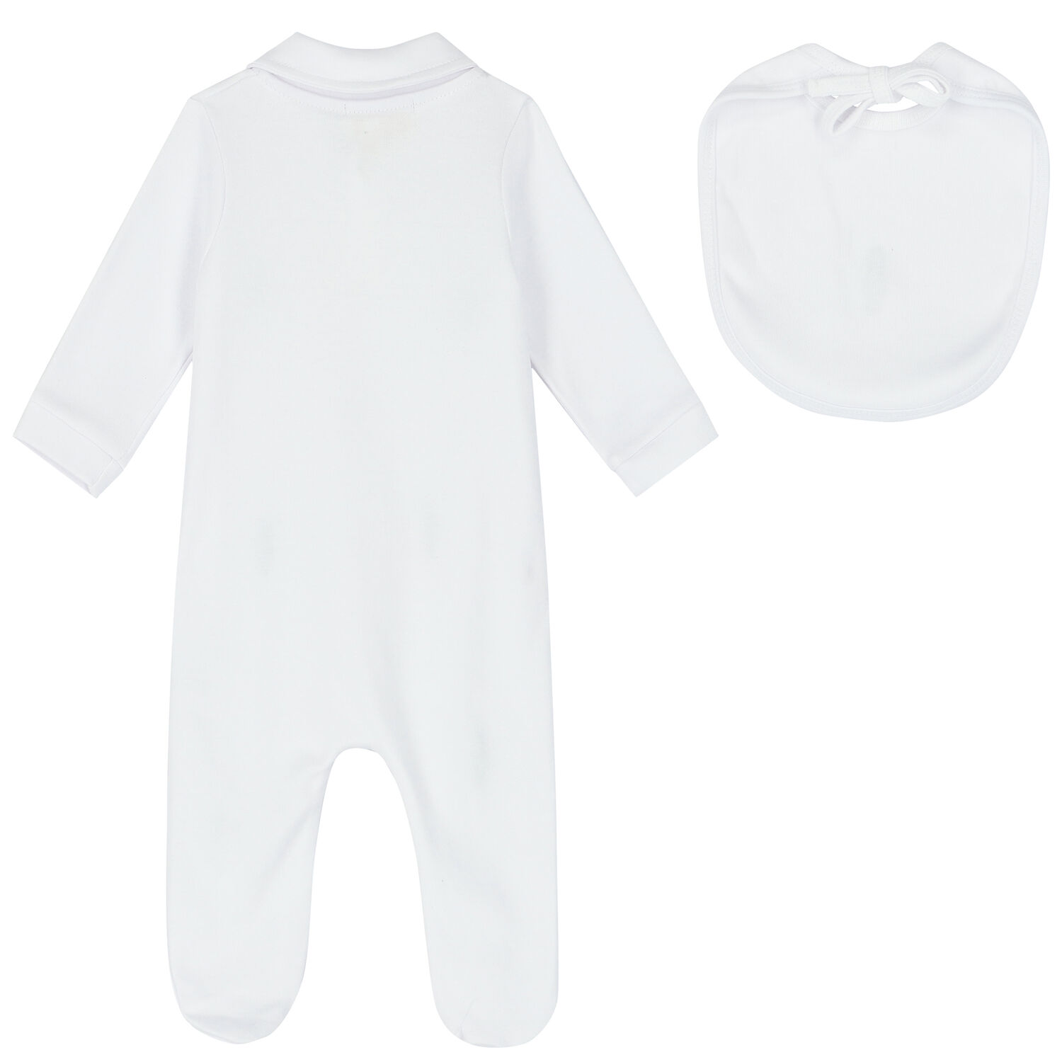 Baby Boys White Soldiers Babygrow Set, 1, hi-res