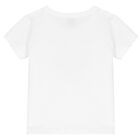 Younger Girls White Tiger T-Shirt, 1, hi-res