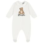 أفرول بشعار الدب تيدي باللون الأبيض, 1, hi-res