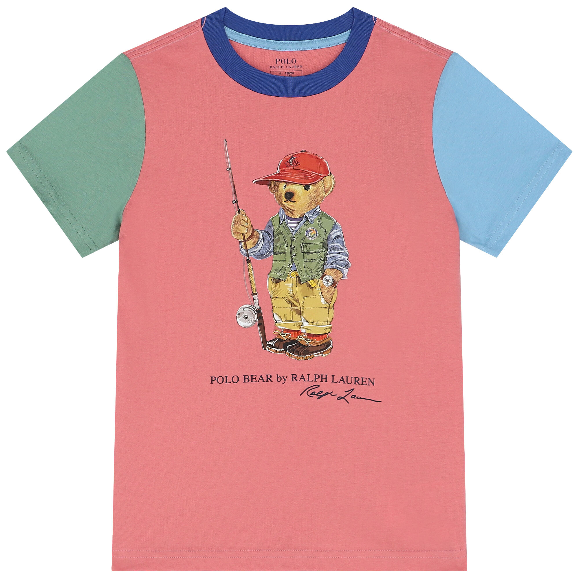 Pink polo bear shirt top