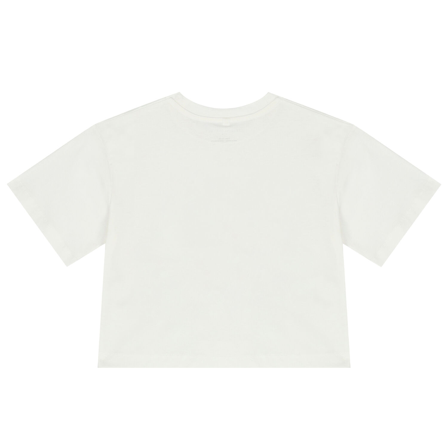 تيشيرت بالشعار باللون العاجى للبنات, 1, hi-res