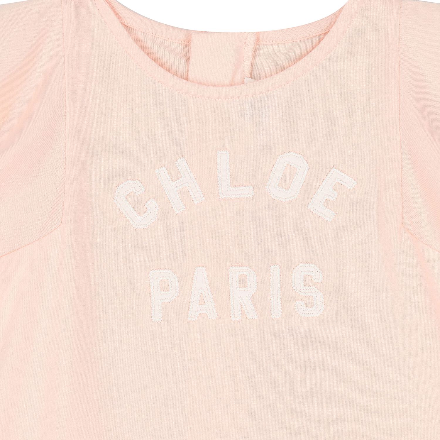 فستان وردي بشعار للبنات الصغار, 2, hi-res