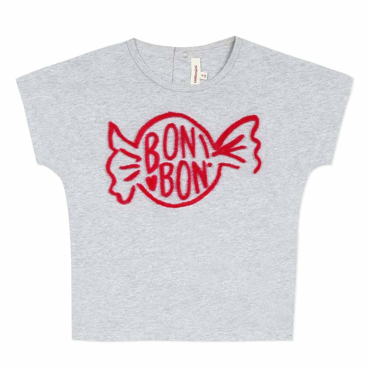 Girls Grey T-Shirt, 1, hi-res image number null