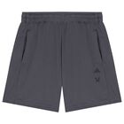 طقم شورت اولاد باللون الابيض والرمادى , 1, hi-res