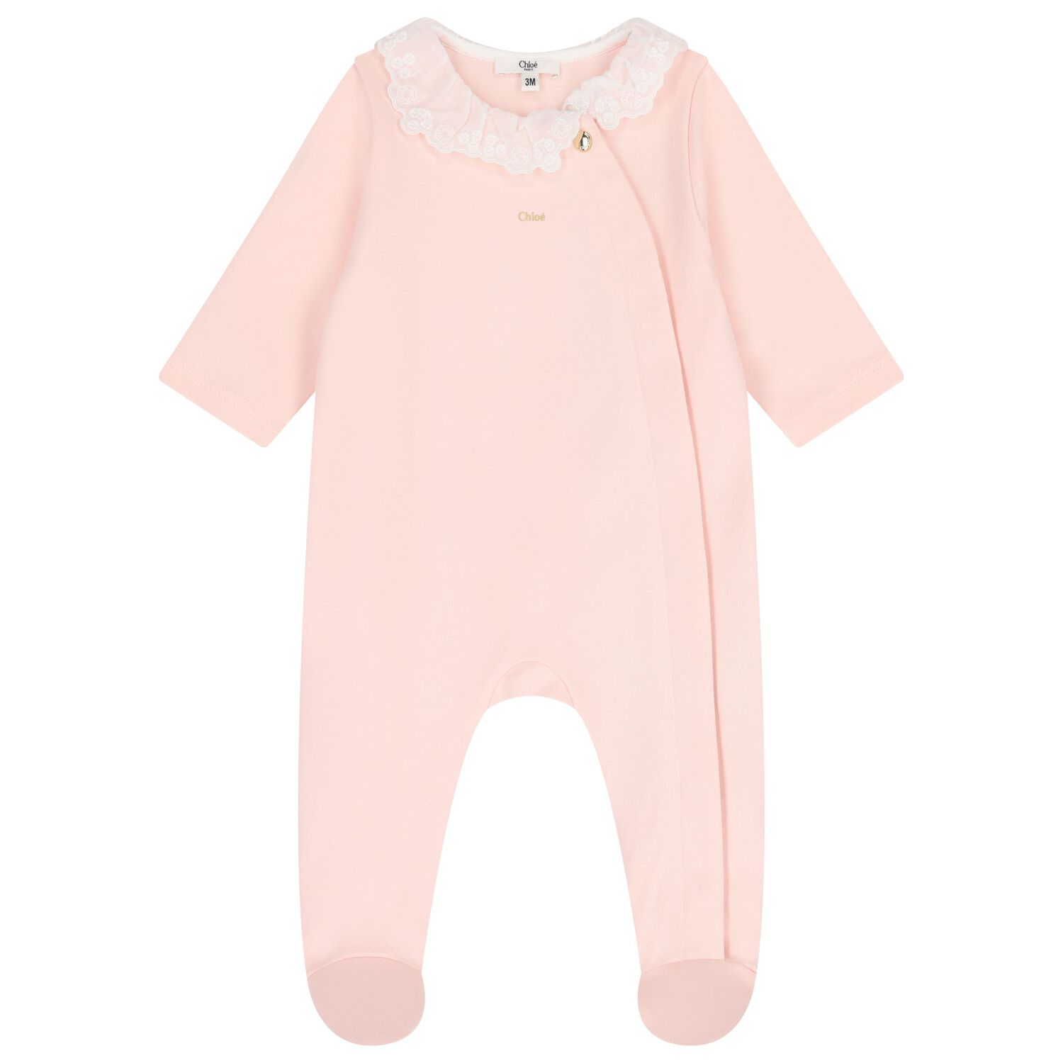 Baby Girls Pink & White Babygrow Gift Set , 2, hi-res
