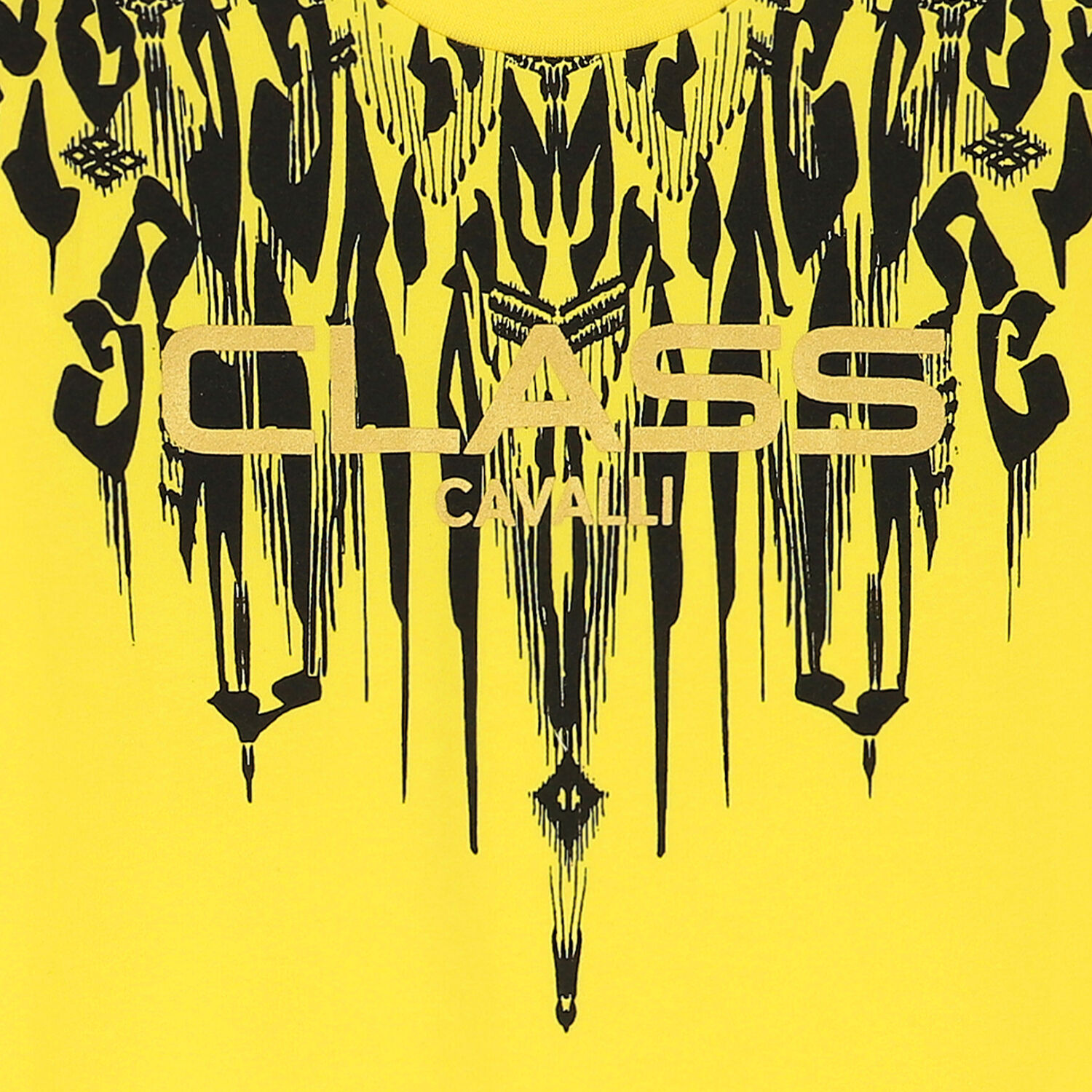 تيشيرت بالشعار باللون الأصفر والذهبي للأولاد, 1, hi-res