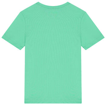 Boys Green Logo T-Shirt