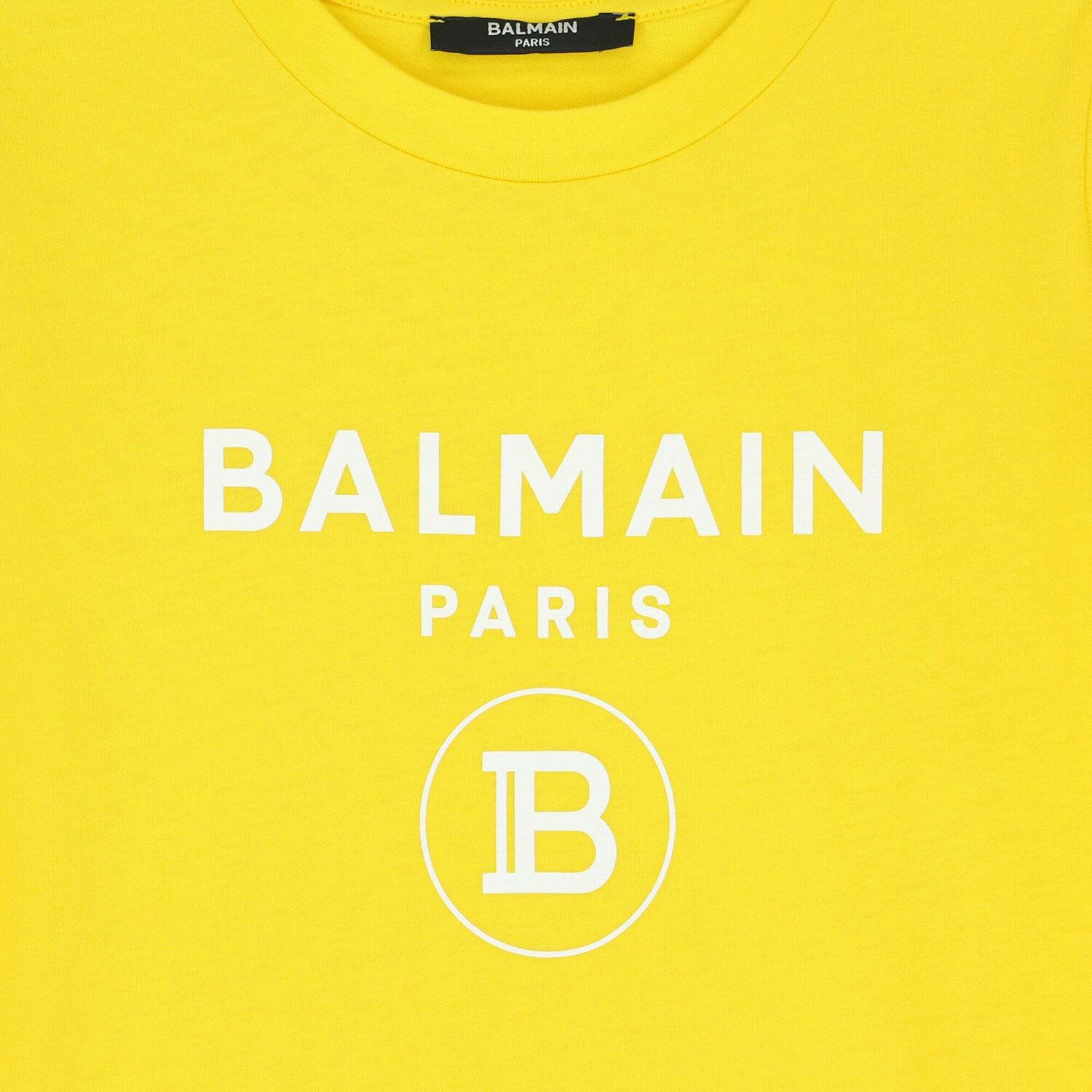 Boys Yellow Logo T-Shirt, 2, hi-res