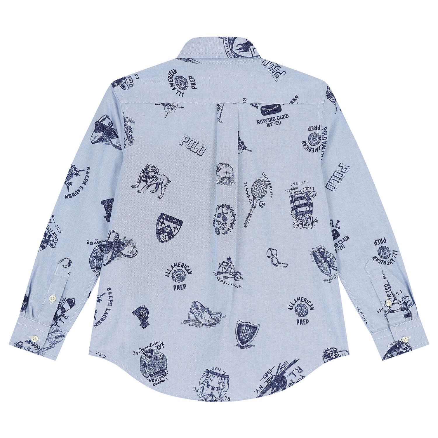 Boys Blue Logo Shirt, 1, hi-res image number null