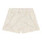 Baby Boys Ivory & Beige Whisper Barocco Shorts Set, 1, hi-res