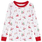 بيجامات  باللونين الأبيض والأحمر, 1, hi-res