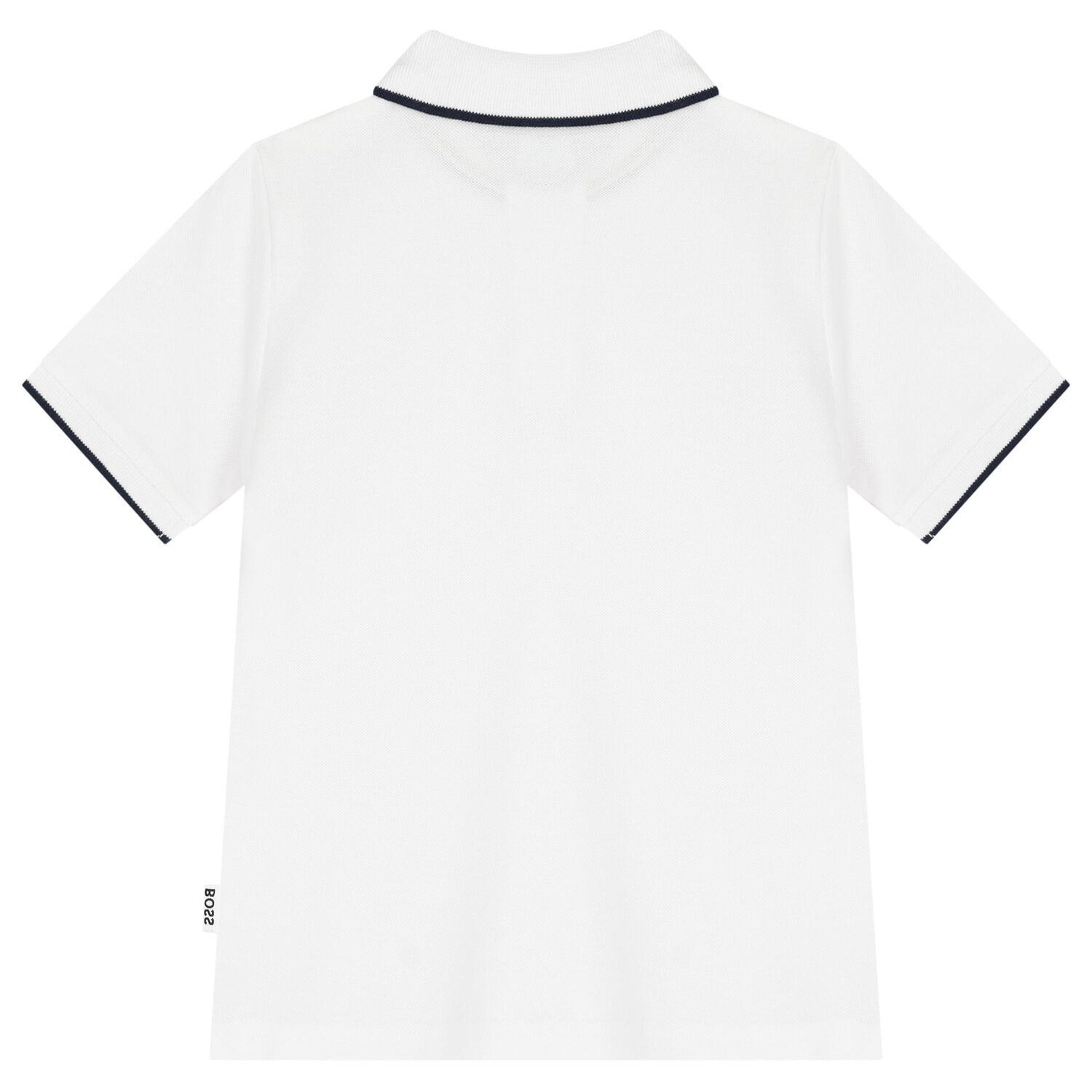 Boys White Logo Polo Shirt, 1, hi-res image number null