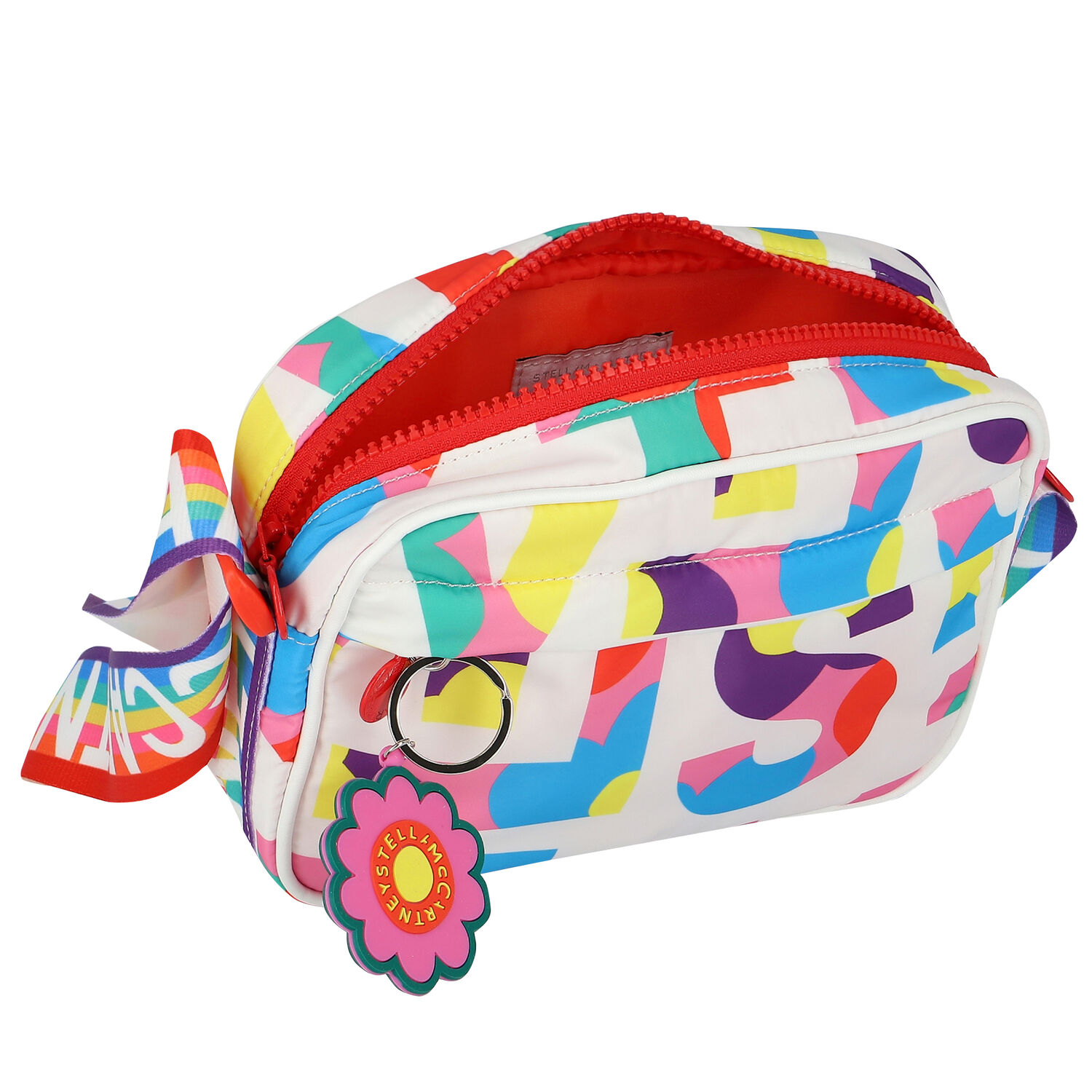 حقيبة يد بالشعار متعددة الألوان , 1, hi-res