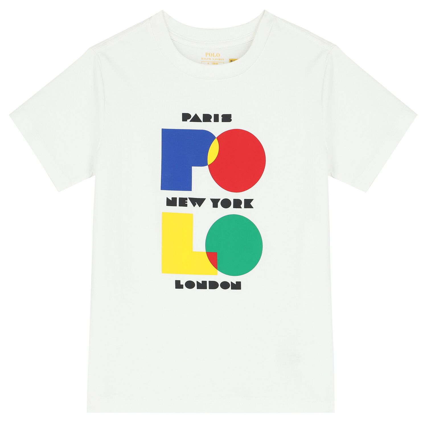 Boys White Logo T-Shirt, 1, hi-res image number null