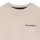 Boys Beige Logo T-Shirt, 1, hi-res