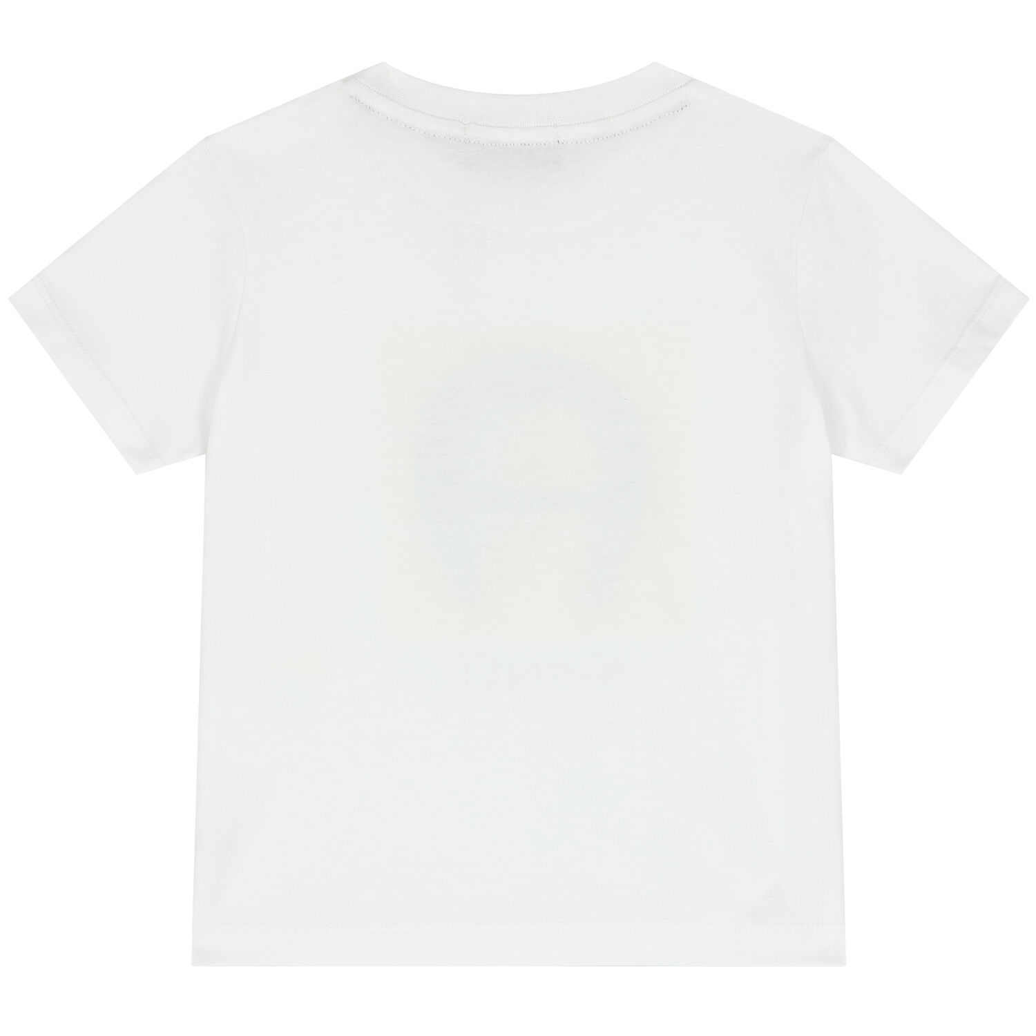 Younger Boys White Logo T-Shirt, 2, hi-res