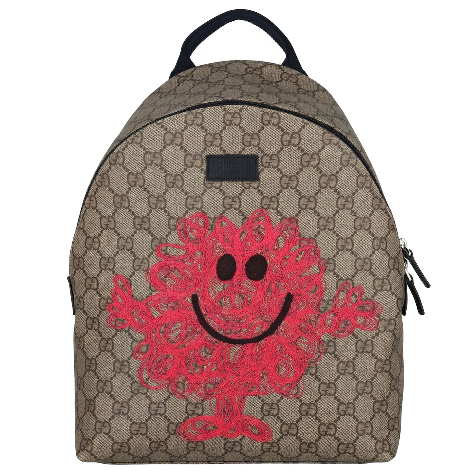Girls Brown GG Supreme Backpack, 1, hi-res