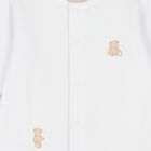 White Teddy Bear Babygrow Gift Set, 1, hi-res