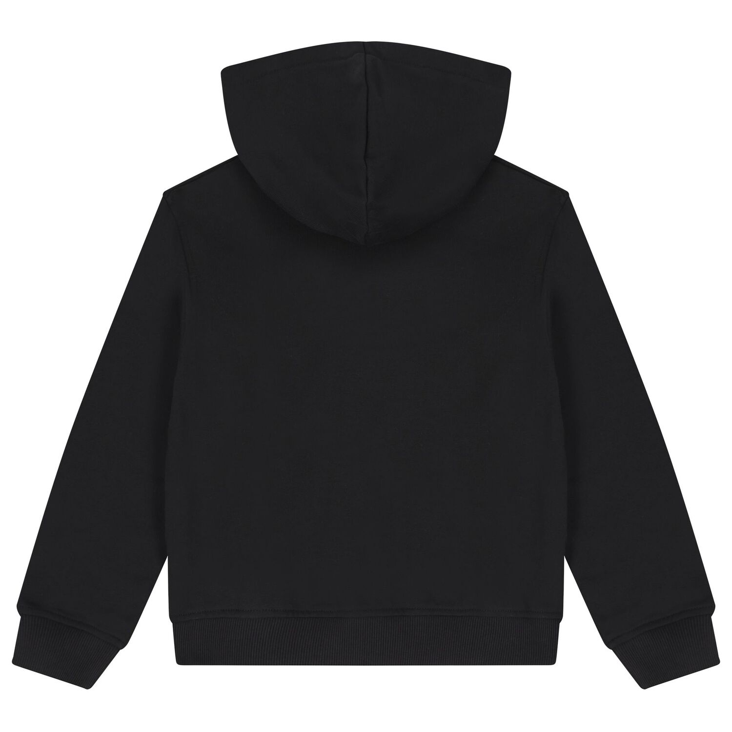 Black Teddy Bear Logo Hooded Top, 1, hi-res