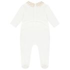 Baby Girls Ivory Logo Babygrow Gift Set, 1, hi-res