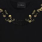 Girls Black Logo Sweatshirt, 1, hi-res