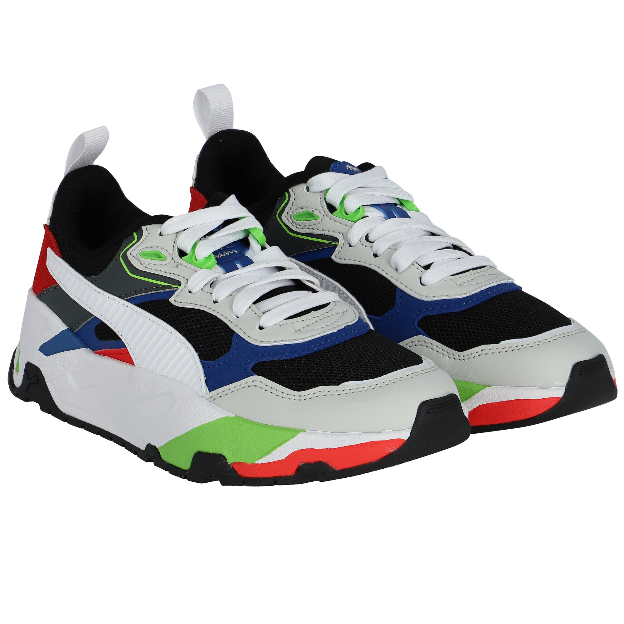 Puma white trainers junior deals