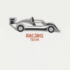 Boys Ivory, Orange & Grey Car Tracksuit ( 3 Piece ), 1, hi-res