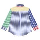 Baby Boys Multi-Coloured Striped Shirt , 1, hi-res