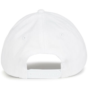 White Iridescent Logo Cap