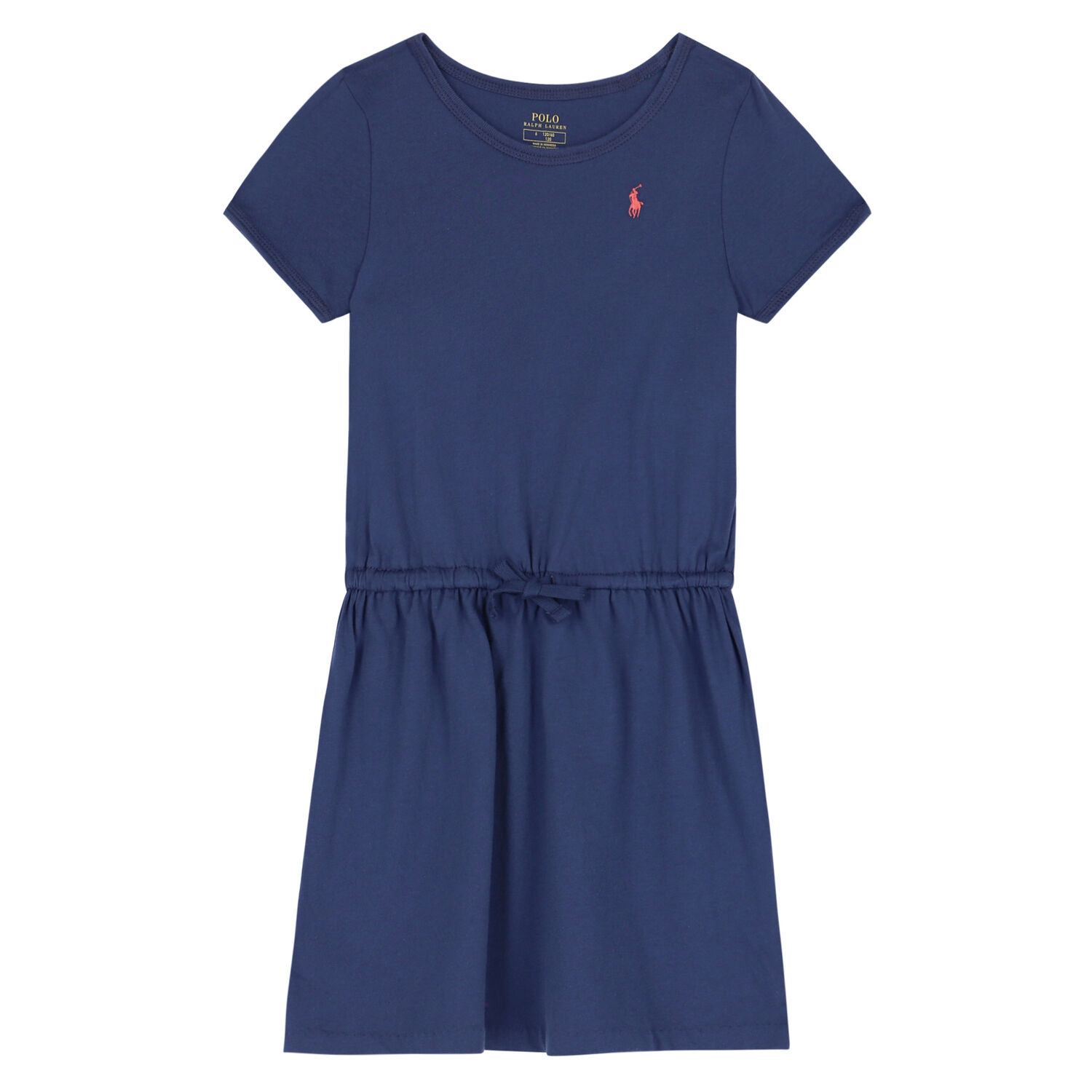 Girls Navy Logo Dress, 2, hi-res image number null