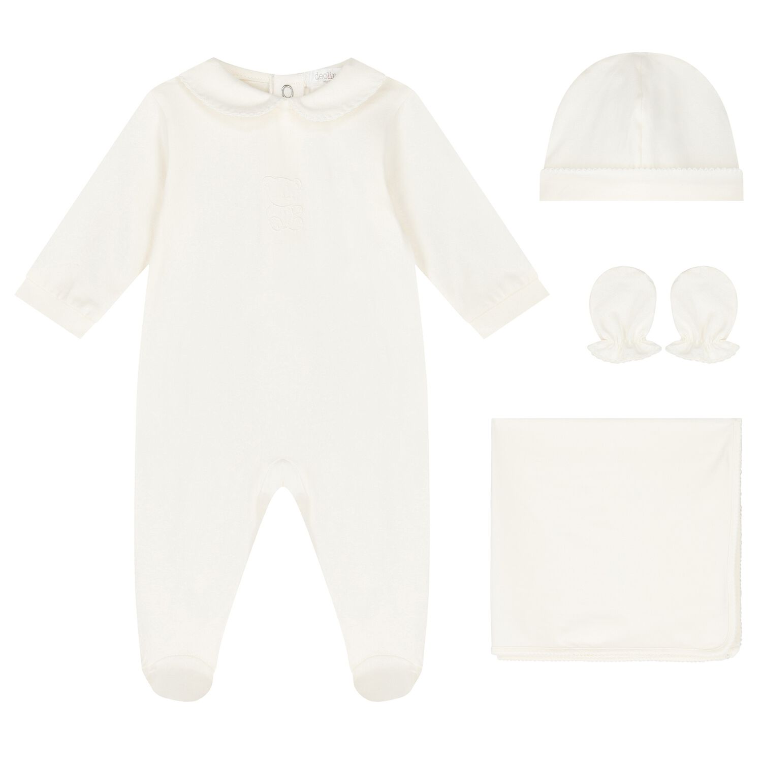 مجموعة هدايا بيبي جرو من دب تيدي العاجي, 2, hi-res