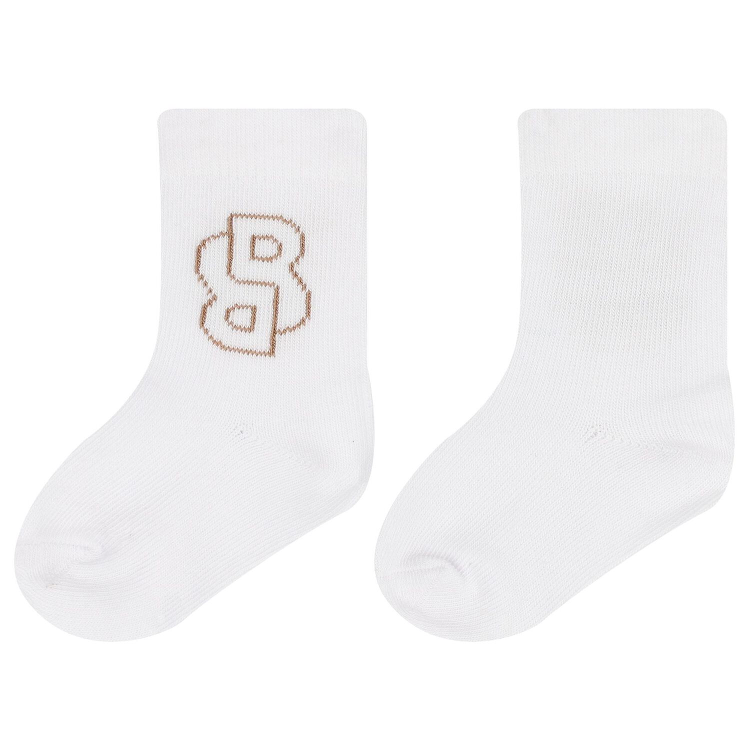 Baby Boys White, Beige & Grey Socks ( 3-Pack ), 1, hi-res