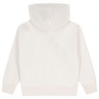 Girls Ivory Logo Polo Bear Hooded Top, 1, hi-res