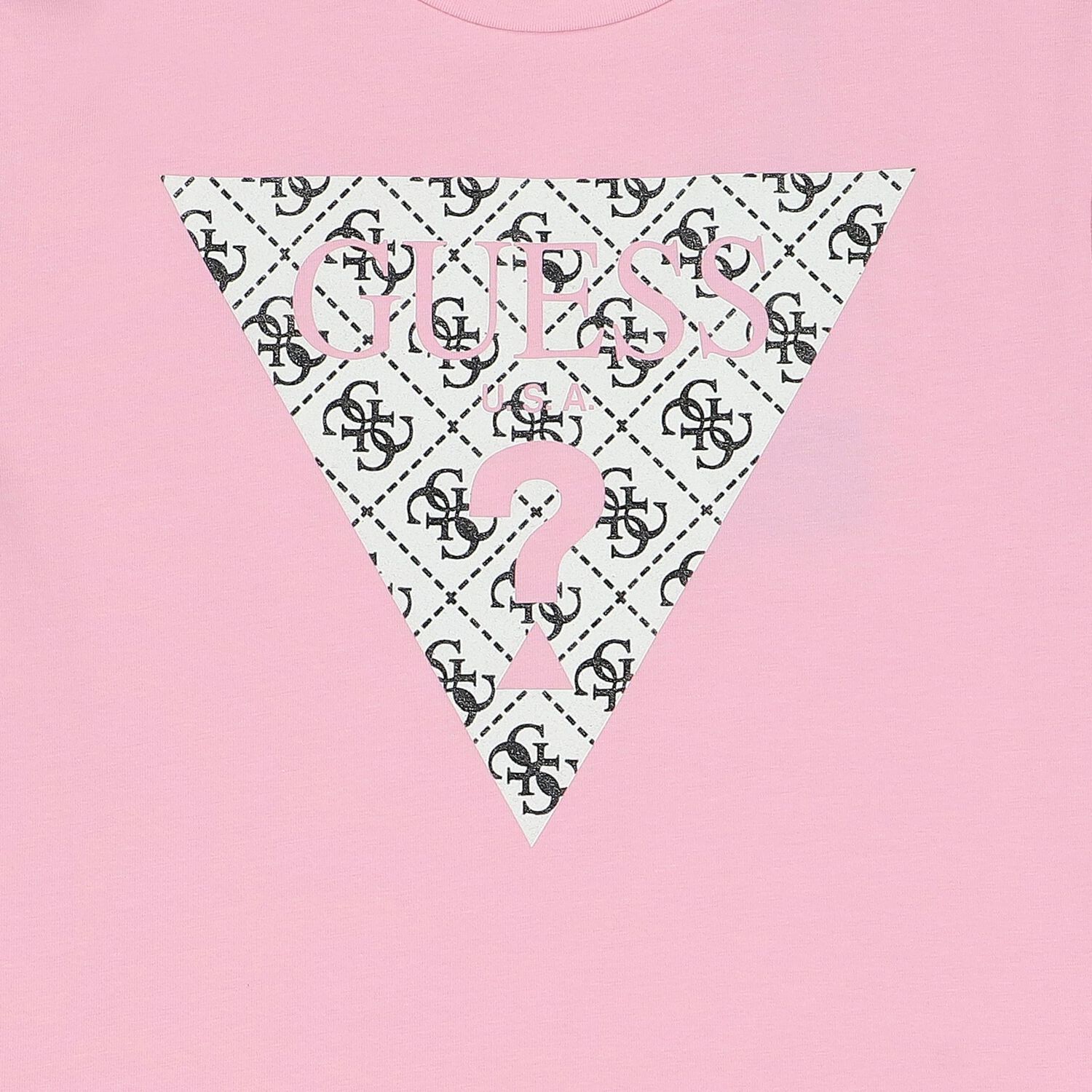 Girls Pink Logo T-Shirt, 2, hi-res image number null