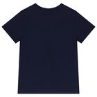 Boys Navy Blue Top, 1, hi-res