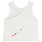 Girls White Flower Shorts Set, 1, hi-res