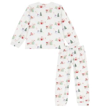 Boys Ivory Festive Pyjamas