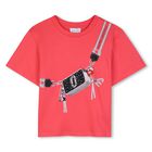 Girls Red Bag T-Shirt, 1, hi-res