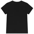 Boys Black Logo T-Shirt, 2, hi-res