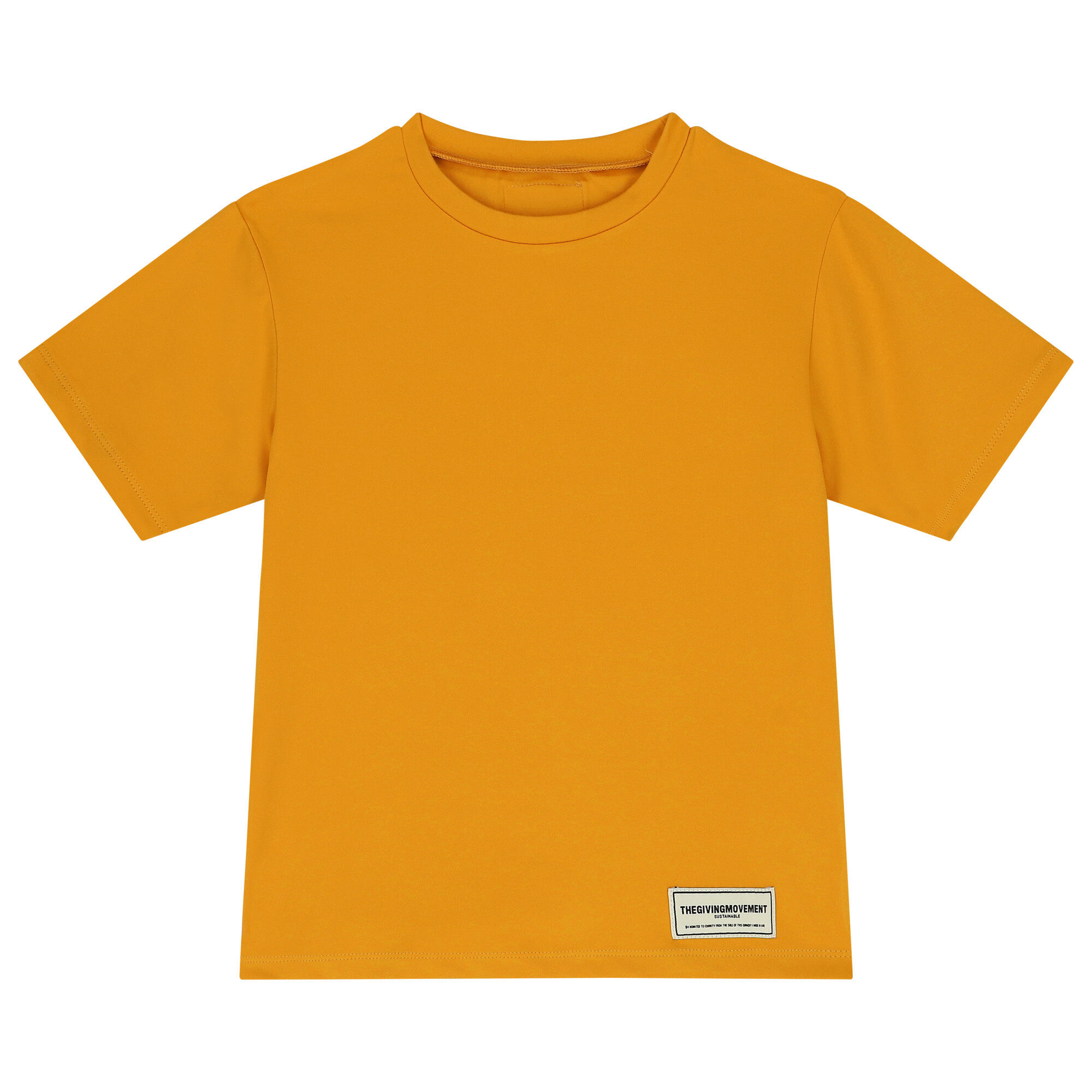 The Giving Movement Yellow Logo Softskin T Shirt Junior Couture UAE