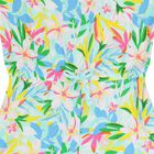 Girls Multi-Coloured Floral Playsuit, 1, hi-res