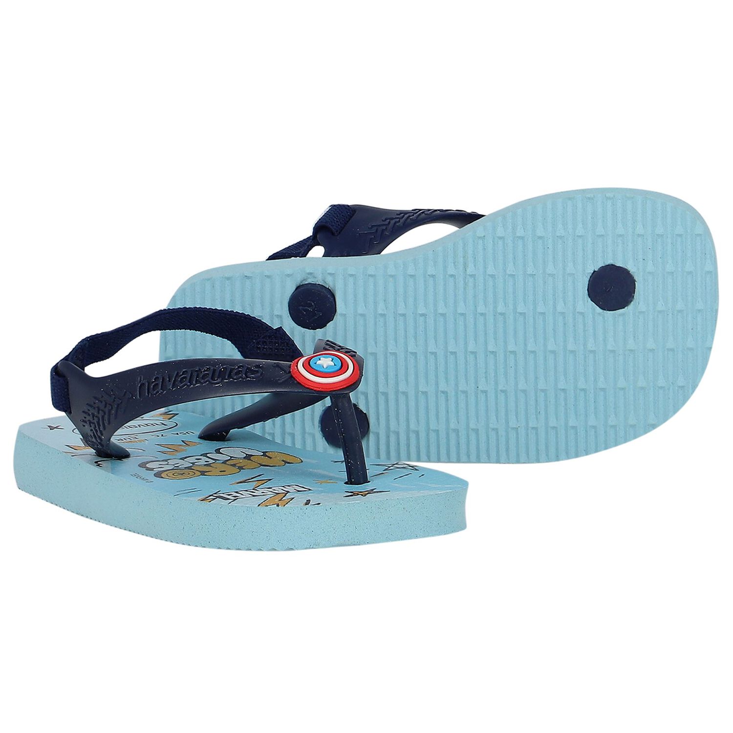 فليب فلوب أولاد بشعار مارفل باللون الأزرق, 1, hi-res image number null