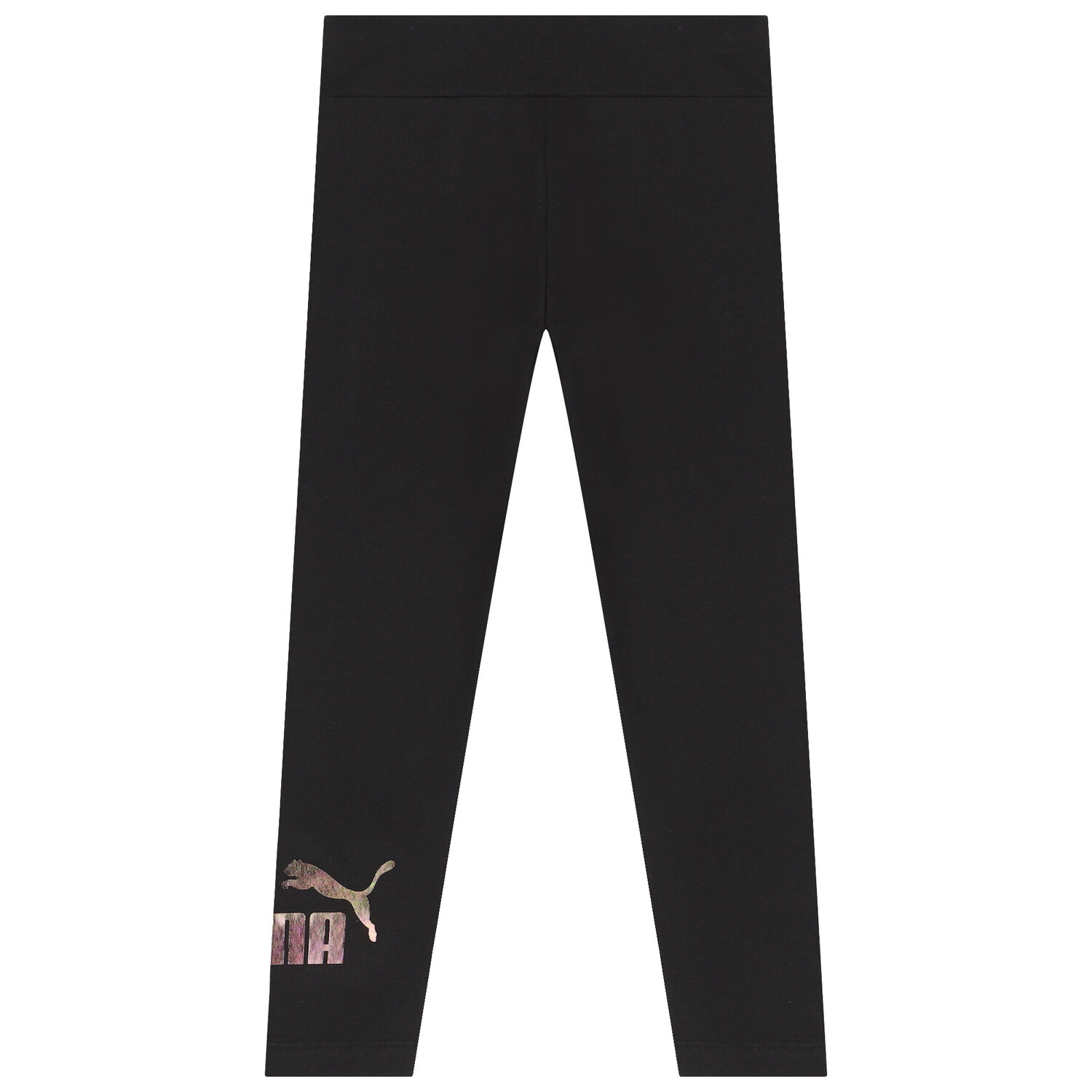 Girls Black Logo Leggings, 1, hi-res image number null