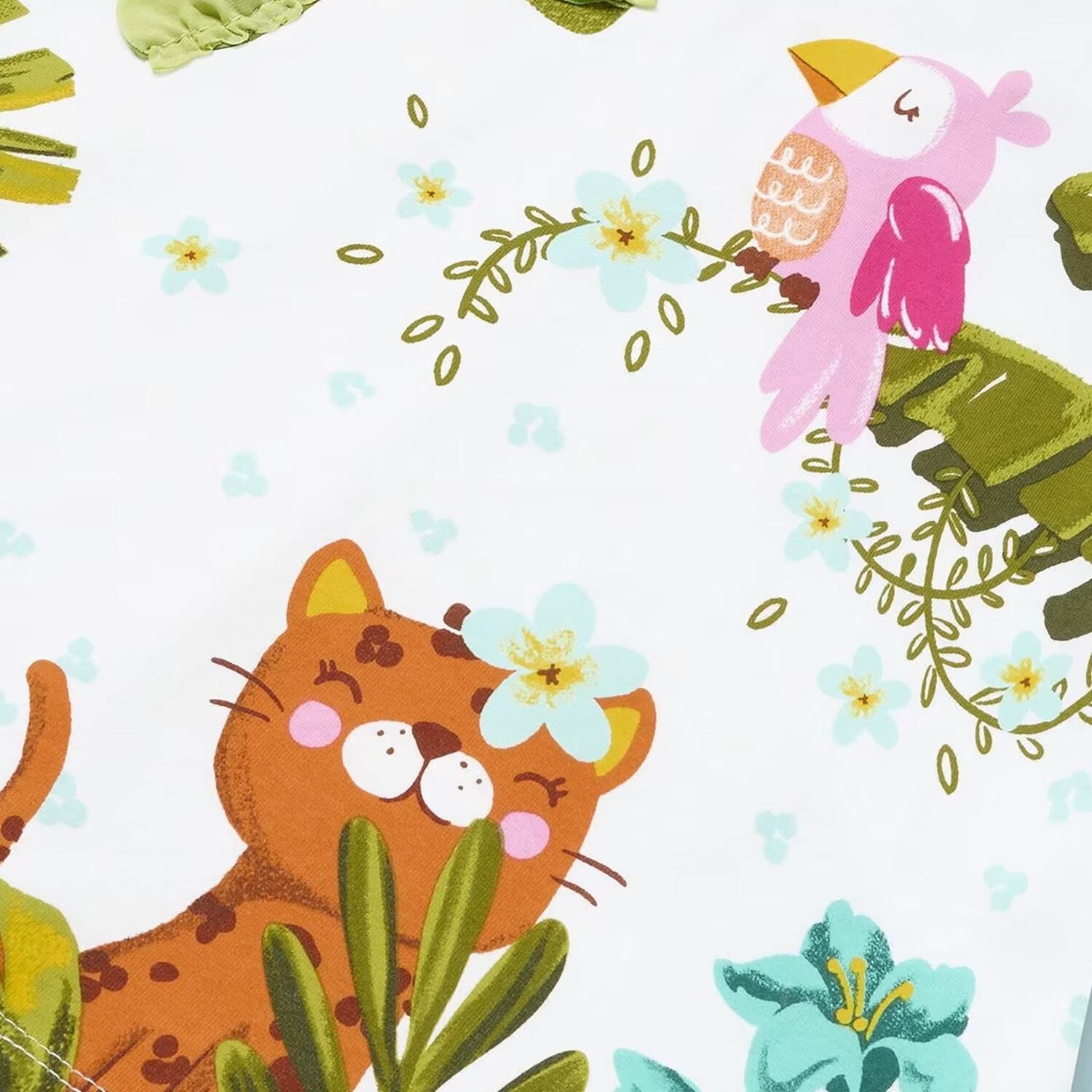 فستان بنات بطبعة باللون الأبيض, 2, hi-res image number null